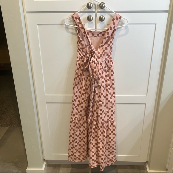 Madewell cotton dress diamond print 6 - Picture 2 of 3